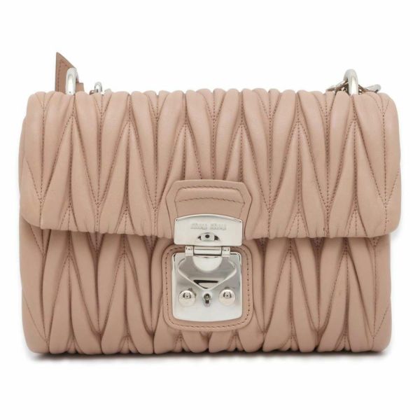 ミュウミュウ ショルダーバッグ マテラッセ レザー 5BD002 MIUMIU バッグ