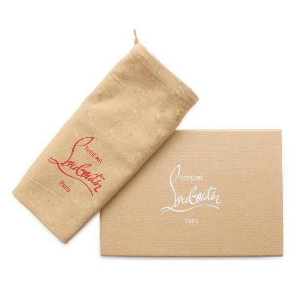 クリスチャン・ルブタン 長財布 パネトーネ マルチカラースタッズ 3165036 Christian Louboutin 黒