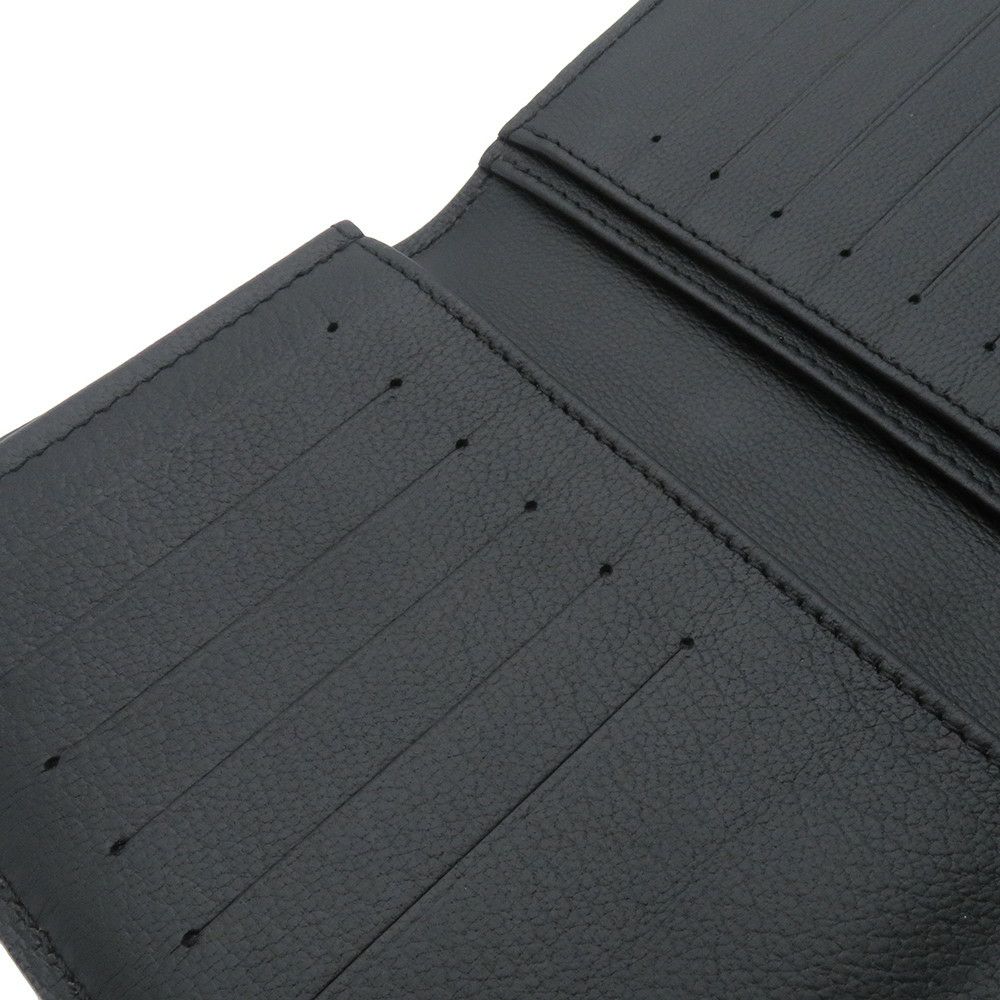 ルイヴィトン 長財布 モノグラム・エクリプス/オーストリッチ/クロコダイル ポルトフォイユ・ブラザ N96277 メンズ ブラック 黒