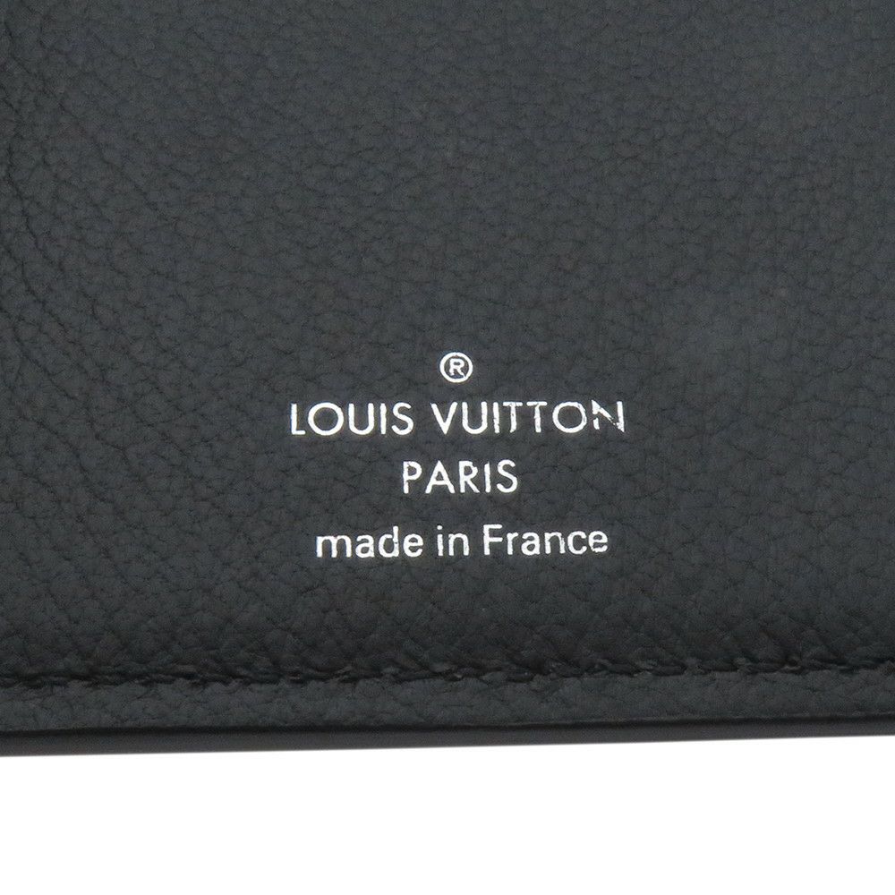 ルイヴィトン 長財布 モノグラム・エクリプス/オーストリッチ/クロコダイル ポルトフォイユ・ブラザ N96277 メンズ ブラック 黒