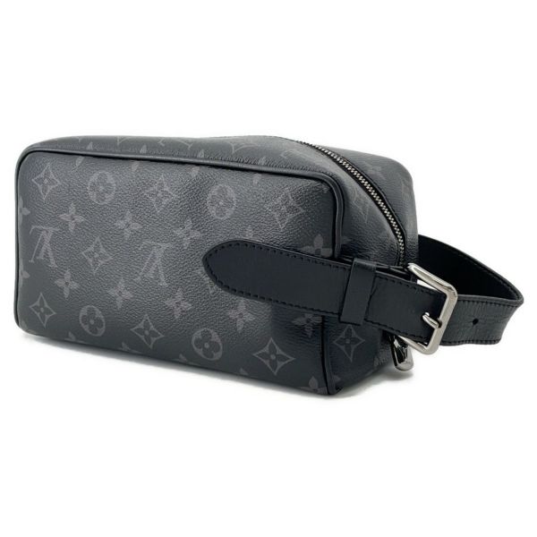 ルイヴィトン クラッチバッグ モノグラム・エクリプス ロッカー ドップ・キット M83113 LOUIS VUITTON メンズ ブラック 黒
