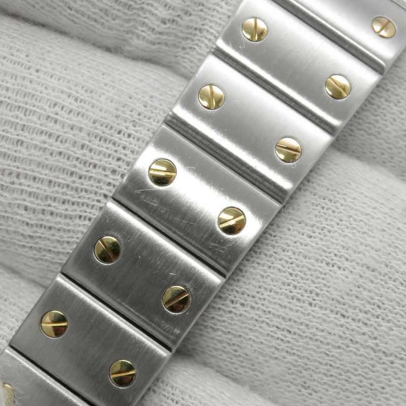 カルティエ サントスガルベ SM W20012C4 Cartier 腕時計 クォーツ アイボリー文字盤