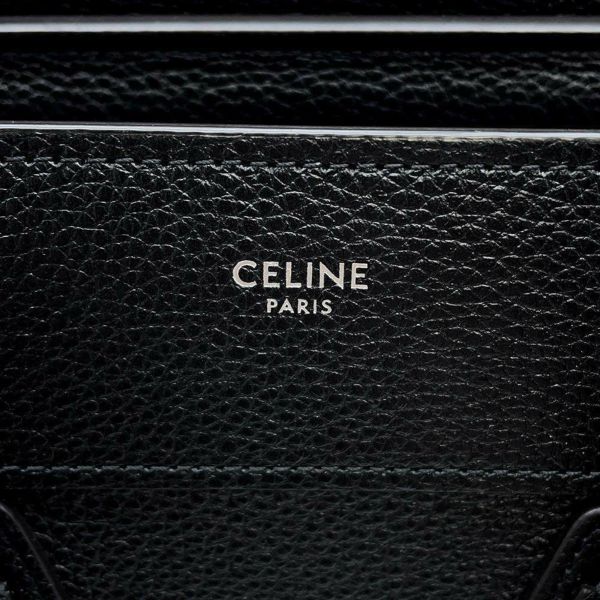 セリーヌ ハンドバッグ ラゲージ ショッパー マイクロ 189793 CELINE バッグ 黒