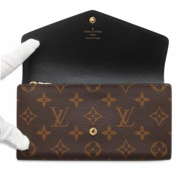 ルイヴィトン 長財布 モノグラム・ジャイアント モノグラム・リバース ポルトフォイユ・サラ M80726 LOUIS VUITTON 黒