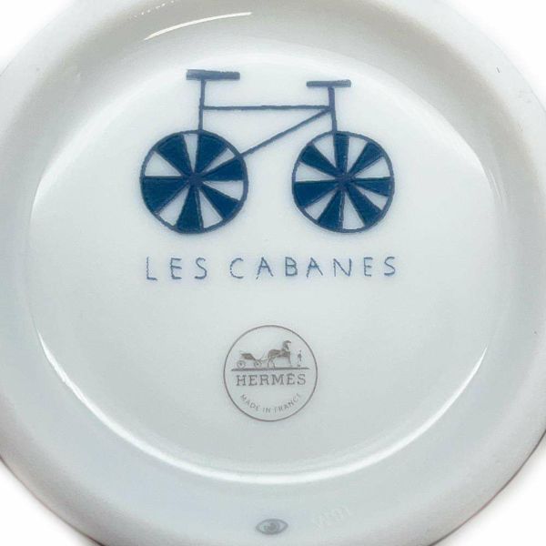 エルメス マグカップ カバン シェブロン・ブルー 250ml HERMES 陶器 食器 ギフト