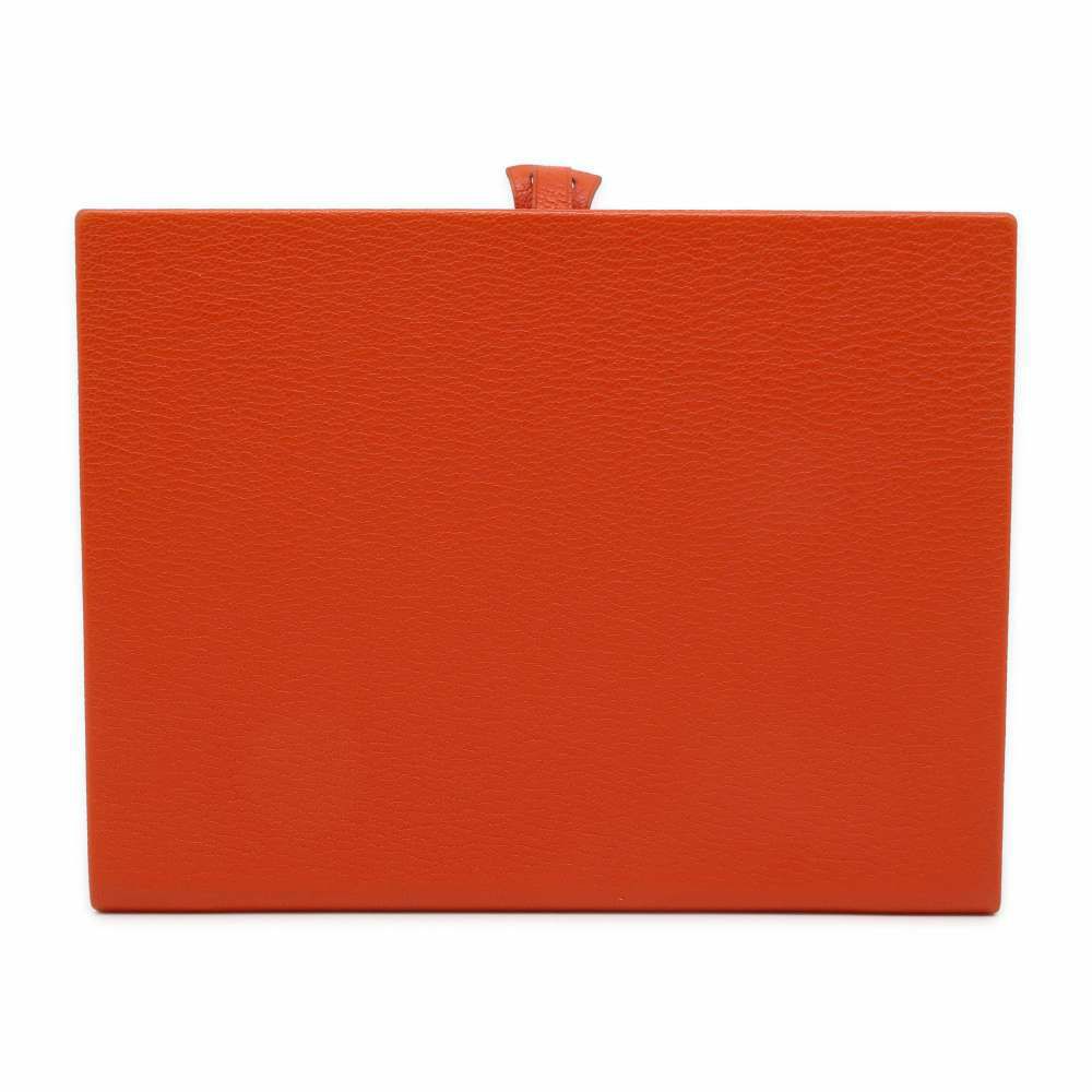 エルメス ボックス オレンジ シェブルミゾル HERMES 小物入れ ジュエリーボックス