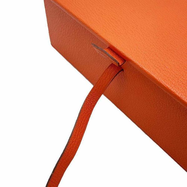 エルメス ボックス オレンジ シェブルミゾル HERMES 小物入れ ジュエリーボックス