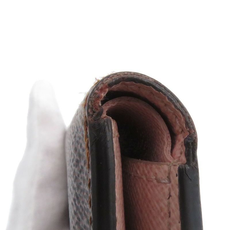 ルイヴィトン 三つ折り財布 ダミエ・エベヌ ポルトフォイユ・ヴィクトリーヌ N61700 LOUIS VUITTON ヴィトン 財布