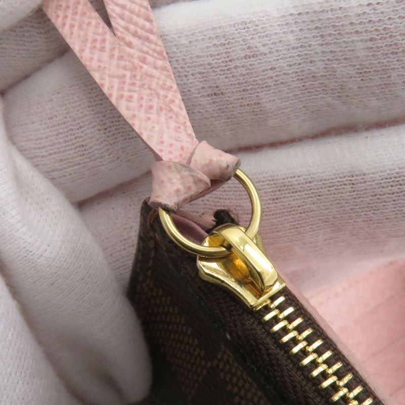 ルイヴィトン 三つ折り財布 ダミエ・エベヌ ポルトフォイユ・ヴィクトリーヌ N61700 LOUIS VUITTON ヴィトン 財布