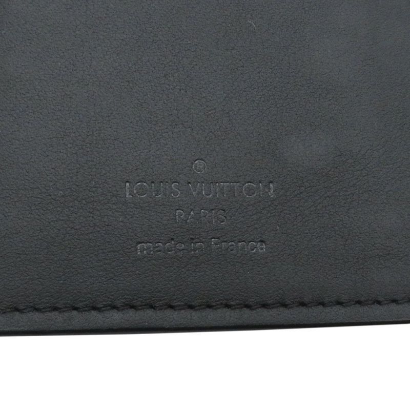 ルイヴィトン 長財布 モノグラム・シャドウ ポルトフォイユ・ブラザ M62900 ヴィトン メンズ ブラック 黒
