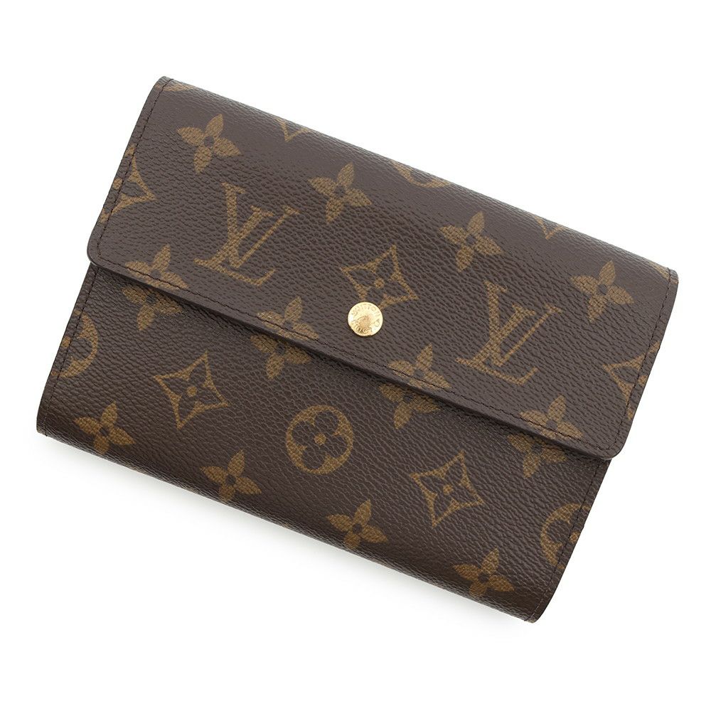 ルイヴィトン  三つ折り財布 モノグラム ポルトトレゾール・エテュイ・パピエ M61202 LOUIS VUITTON 財布