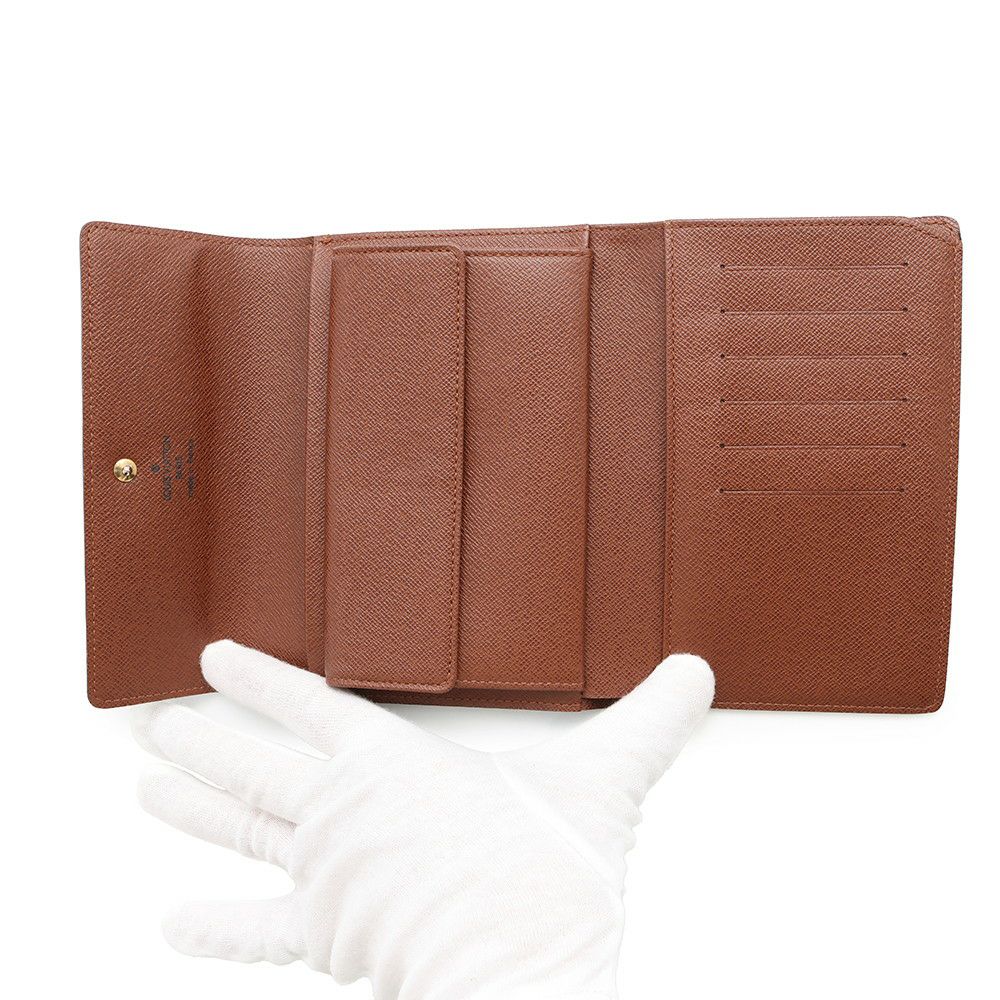 ルイヴィトン  三つ折り財布 モノグラム ポルトトレゾール・エテュイ・パピエ M61202 LOUIS VUITTON 財布