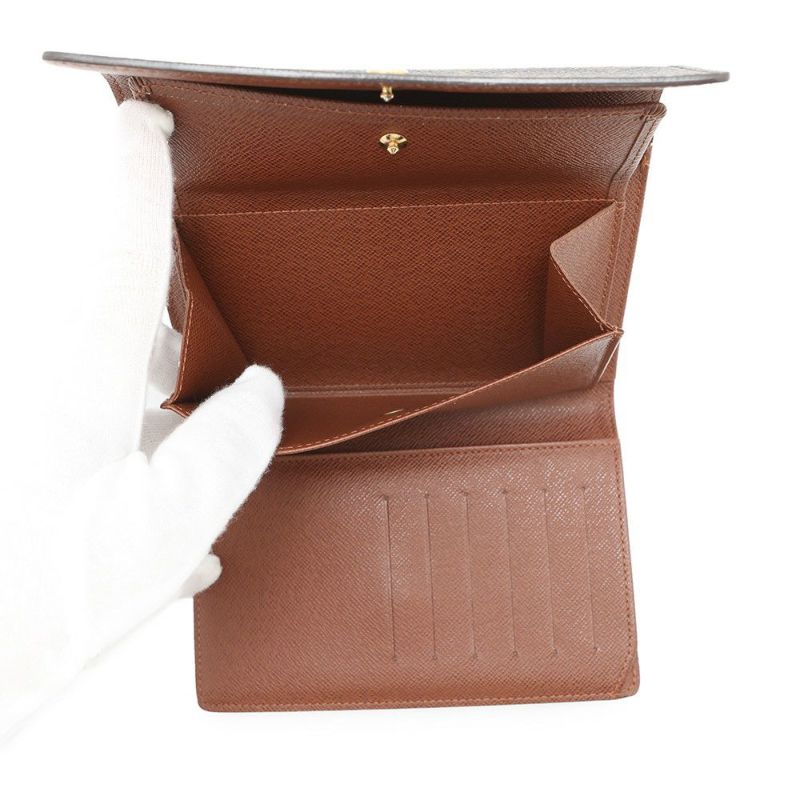 ルイヴィトン  三つ折り財布 モノグラム ポルトトレゾール・エテュイ・パピエ M61202 LOUIS VUITTON 財布