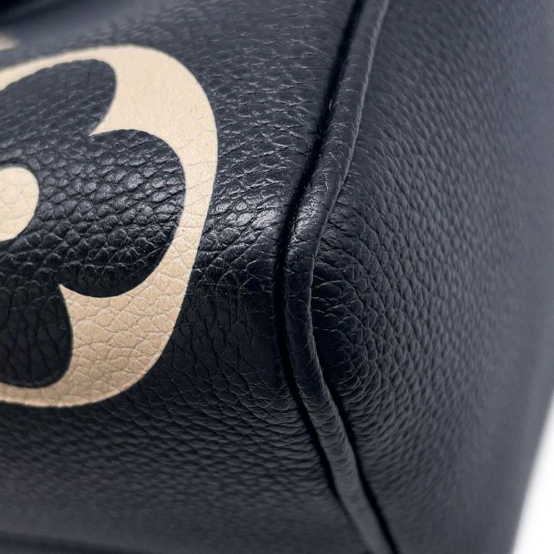 ルイヴィトン ハンドバッグ バイカラーモノグラム・アンプラント スピーディ・バンドリエール25 M58947 2way 黒 ブラック