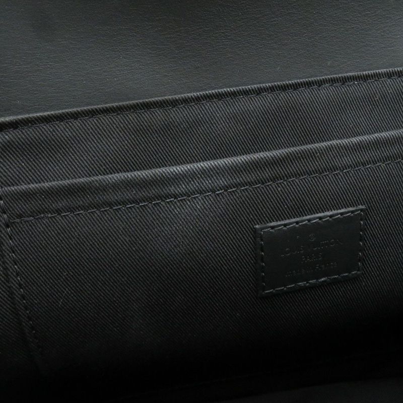 ルイヴィトン ハンドバッグ モノグラム・トリヨン スティーマーPM M24436 LOUIS VUITTON  黒 ブラック メンズ