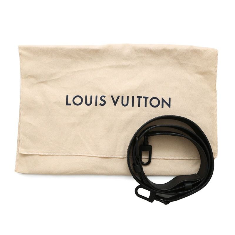 ルイヴィトン ハンドバッグ モノグラム・トリヨン スティーマーPM M24436 LOUIS VUITTON  黒 ブラック メンズ
