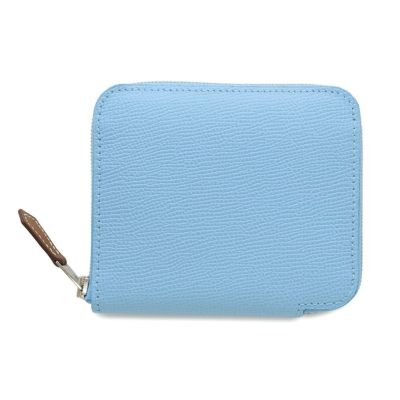 エルメス コインケース アザップコンパクト シルクイン セレステ