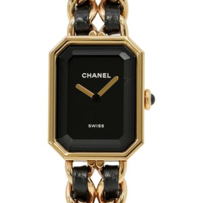 シャネル プルミエール エディション オリジナル XL H6951 CHANEL 腕時計 クォーツ 黒文字盤 安心保証