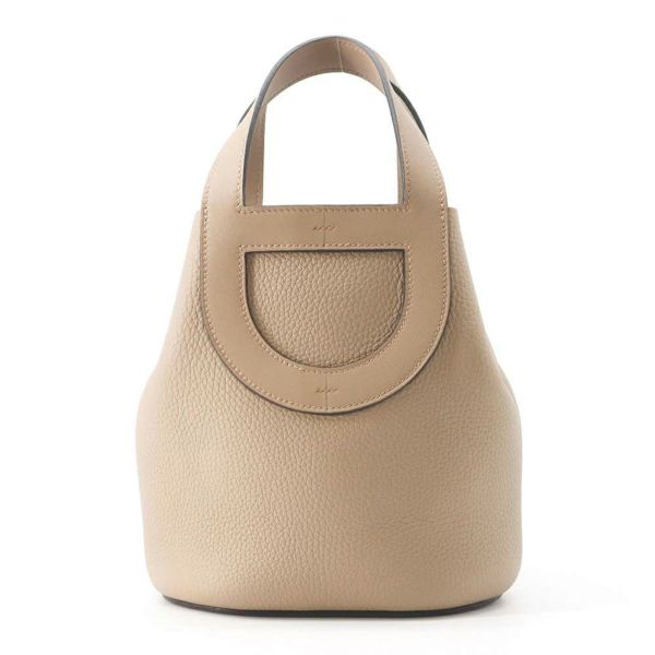 エルメス インザループ 18 ベージュマルファ ゴールド金具 W刻印 新品未使用 エルメス ハンドバッグ インザループ 18 ベージュマルファ/ゴールド