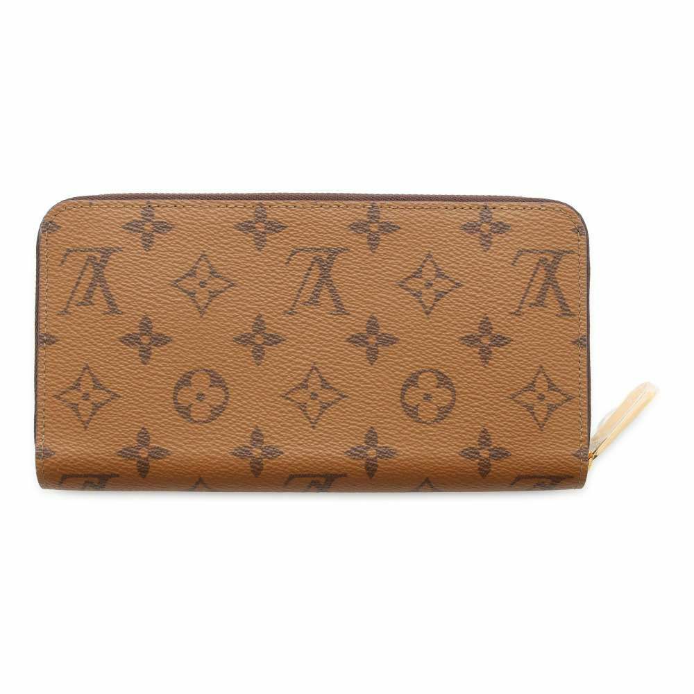 ルイヴィトン 長財布 モノグラム・リバース ジッピー・ウォレット M82444 LOUIS VUITTON 黒
