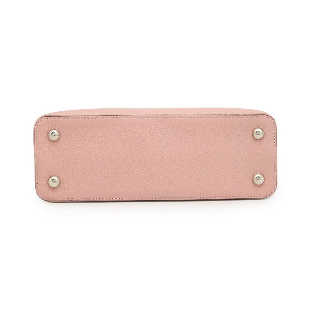 ルイヴィトン ハンドバッグ トリヨンレザー パイソン カプシーヌMM N92801 LOUIS VUITTON 2way ピンク