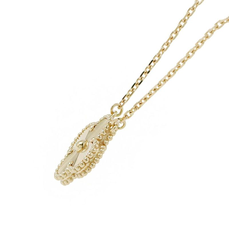 ヴァンクリーフ&アーペル ネックレス ヴィンテージ アルハンブラ ペンダント ギヨシェ K18YGイエローゴールド VCARP4KL00