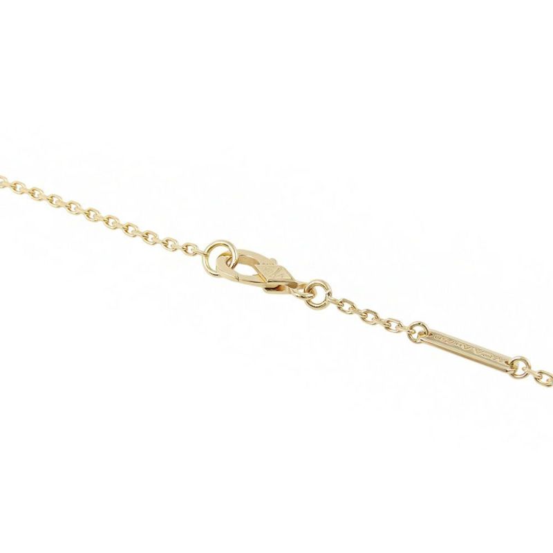 ヴァンクリーフ&アーペル ネックレス ヴィンテージ アルハンブラ ペンダント ギヨシェ K18YGイエローゴールド VCARP4KL00