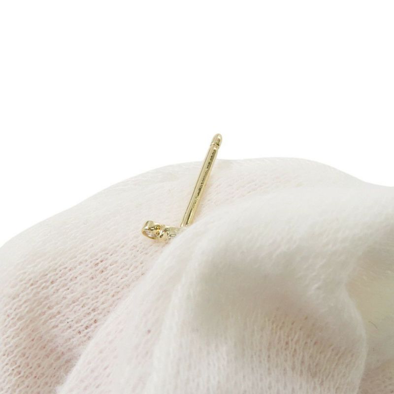 ティファニー ピアス フルール ド リス ステム ピアス ダイヤモンド K18YGイエローゴールド Tiffany&Co.