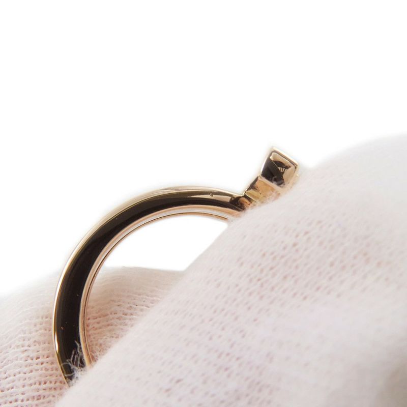 ティファニー リング Tスクエア ラップ リング ダイヤモンド K18PGピンクゴールド サイズ約10号 Tiffany&Co. 指輪