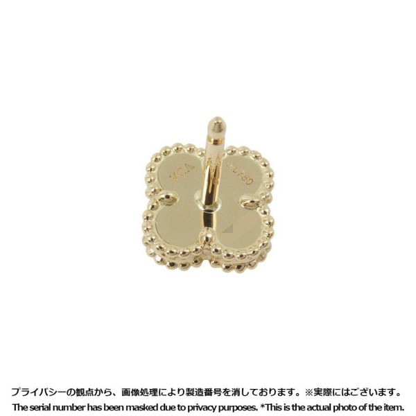 ヴァンクリーフ&アーペル ピアス スウィート アルハンブラ ピアス オニキス K18YGイエローゴールド VCARA44900