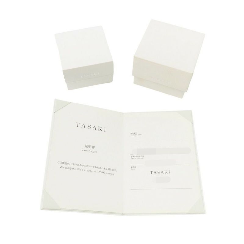 タサキ ピアス リファインド リベリオン ガーネット イヤリング あこや真珠 ガーネット E-3657-2-18KYG 2way ピアス