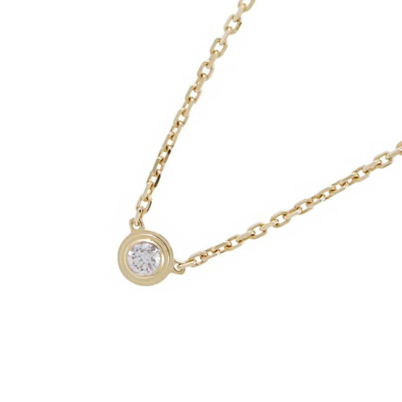 カルティエ ネックレス ダムール XS ダイヤモンド 1P 計0.04ct K18YGイエローゴールド B7224517 Cartier ペンダント