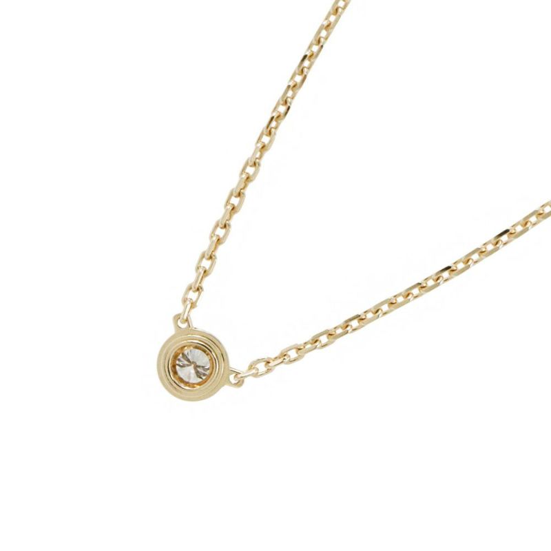 カルティエ ネックレス ダムール XS ダイヤモンド 1P 計0.04ct K18YGイエローゴールド B7224517 Cartier ペンダント