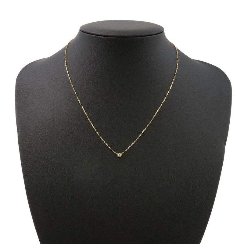 カルティエ ネックレス ダムール XS ダイヤモンド 1P 計0.04ct K18YGイエローゴールド B7224517 Cartier ペンダント