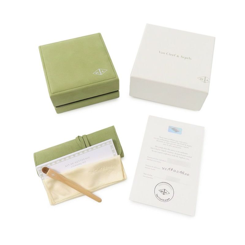 ヴァンクリーフ&アーペル ピアス マジック アルハンブラ イヤリング 3モチーフ マラカイト K18YGイエローゴールド VCARO2AG00