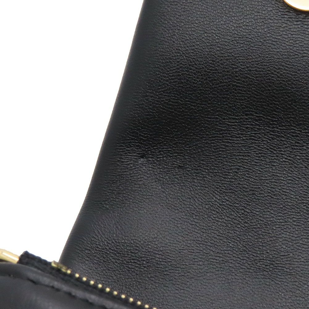 ルイヴィトン ショルダーバッグ モノグラム・パターン/ラムレザー ポシェットクッサン M83359 LOUIS VUITTON ブラック 黒