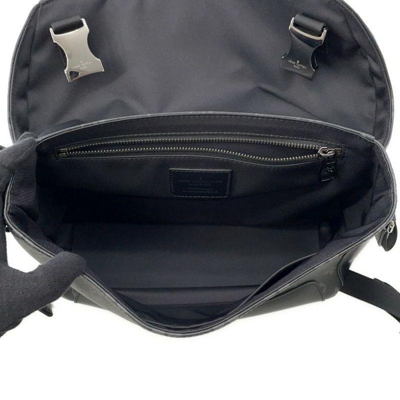 ルイヴィトン ショルダーバッグ モノグラム・エクリプス メッセンジャー・ヴォワヤージュPM M40511  黒 ブラック