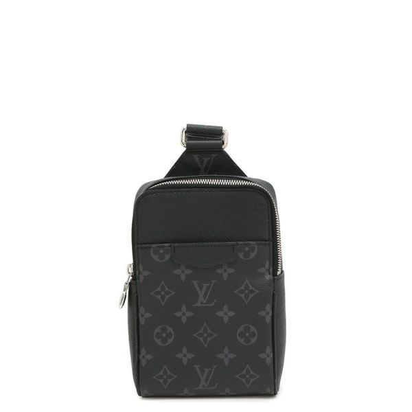 ルイヴィトン ボディバッグ モノグラム・エクリプス タイガ アウトドア・スリングバッグ M30741 ブラック 黒 タイガラマ