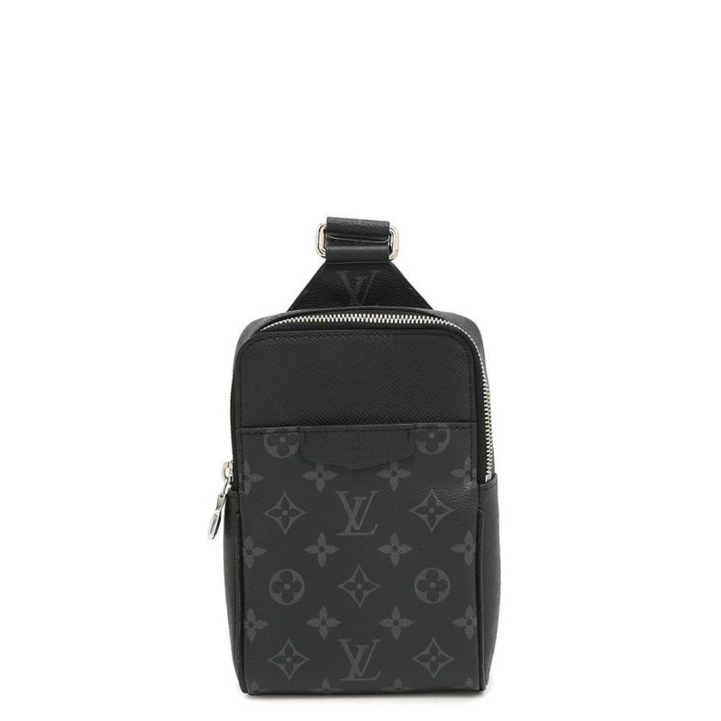 ルイヴィトン ボディバッグ モノグラム・エクリプス タイガ アウトドア・スリングバッグ M30741 ブラック 黒 タイガラマ