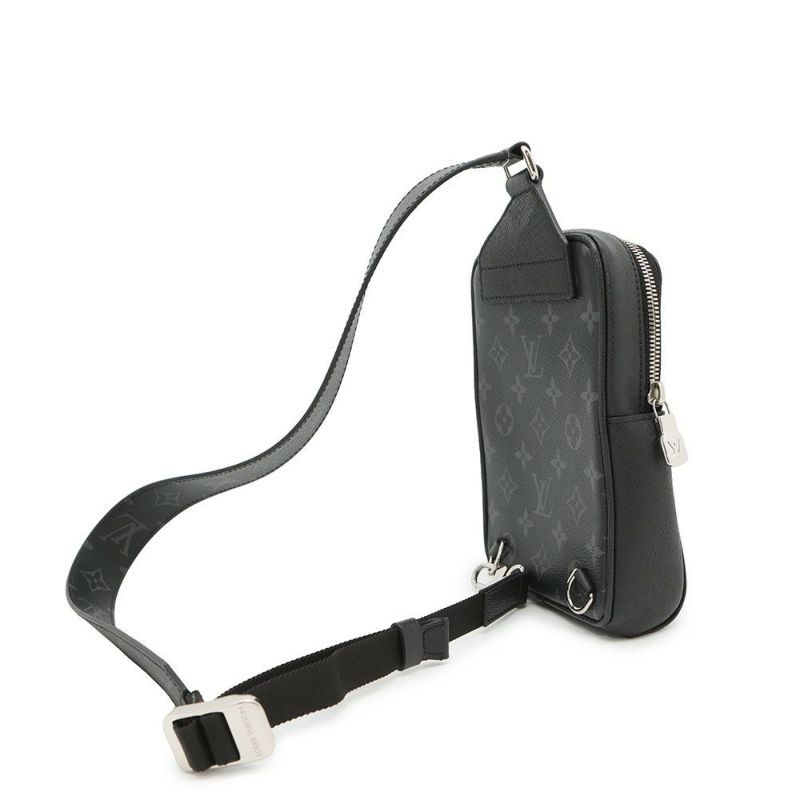 ルイヴィトン ボディバッグ モノグラム・エクリプス タイガ アウトドア・スリングバッグ M30741 ブラック 黒 タイガラマ