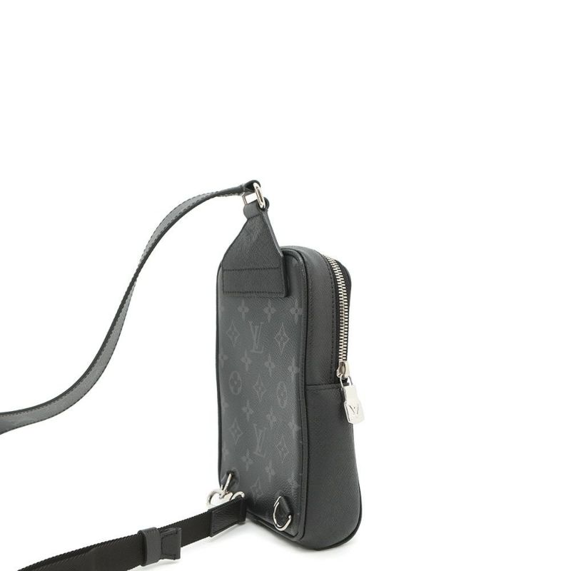ルイヴィトン ボディバッグ モノグラム・エクリプス タイガ アウトドア・スリングバッグ M30741 ブラック 黒 タイガラマ