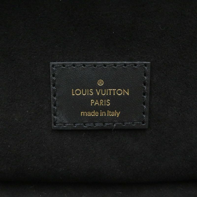 ルイヴィトン ハンドバッグ モノグラム・アンプラント ヴァニティPM M45598 バニティバッグ 黒 ブラック