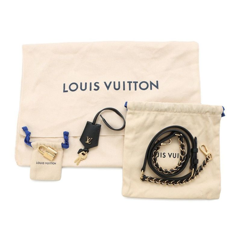 ルイヴィトン ハンドバッグ モノグラム・アンプラント ヴァニティPM M45598 バニティバッグ 黒 ブラック