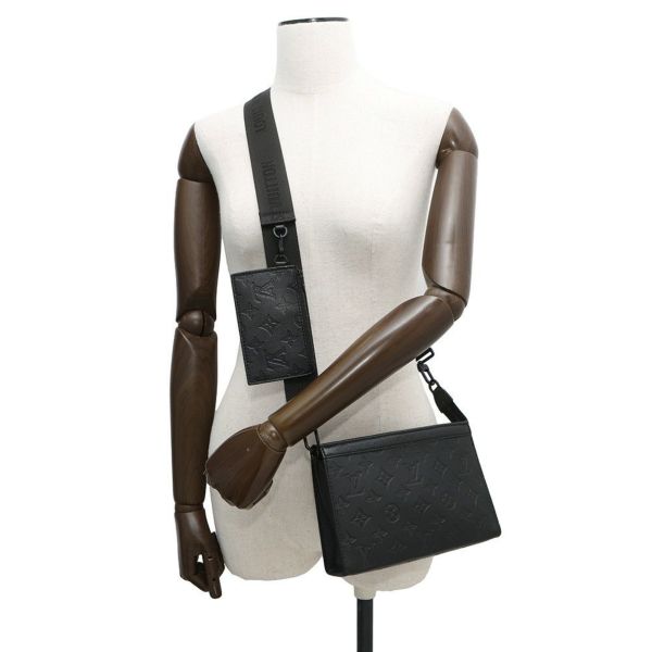 LOUIS VUITTON ショルダーバッグ M81115 ルイヴィトン ショルダーバッグ モノグラム・シャドウ ガストン