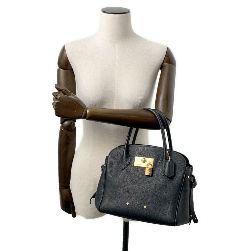 ルイヴィトン ハンドバッグ カーフレザー ミラPM M54346 2wayショルダーバッグ 黒 ブラック