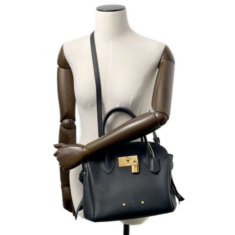 ルイヴィトン ハンドバッグ カーフレザー ミラPM M54346 2wayショルダーバッグ 黒 ブラック