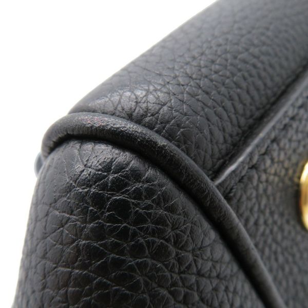 ルイヴィトン ハンドバッグ カーフレザー ミラPM M54346 2wayショルダーバッグ 黒 ブラック