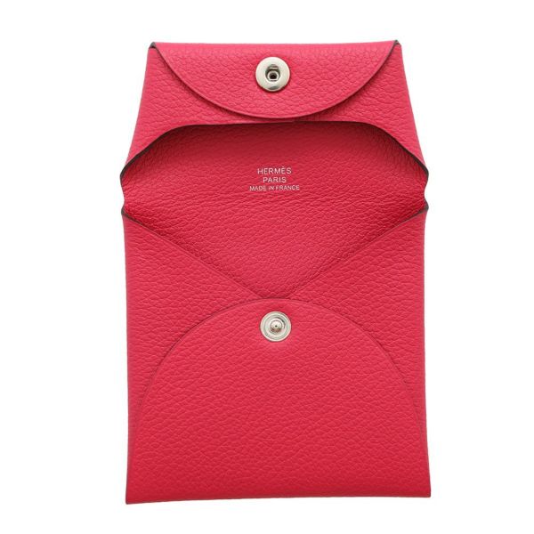 エルメス コインケース バスティア ローズメキシコ エバーカラー Y刻印 HERMES 財布