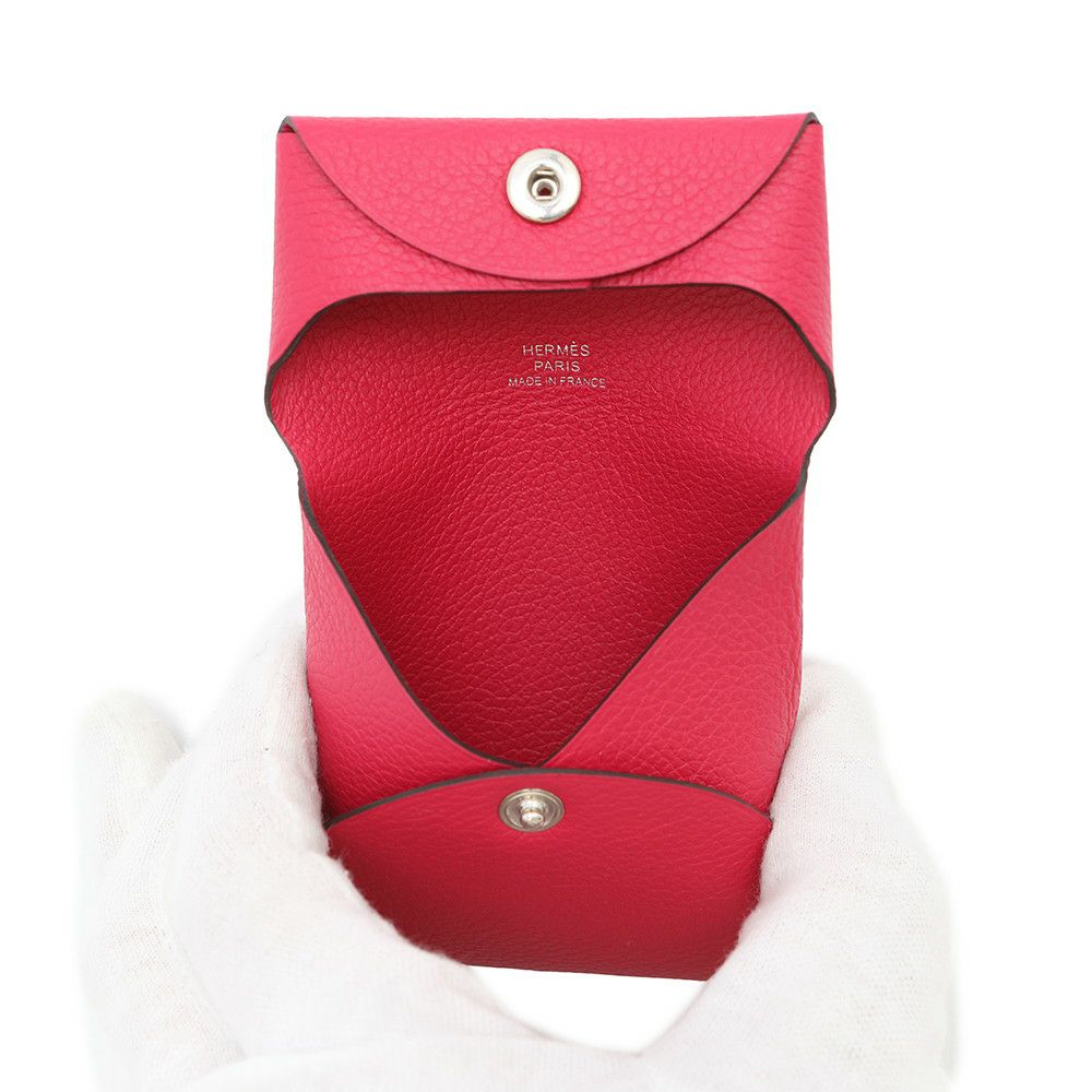 エルメス コインケース バスティア ローズメキシコ エバーカラー Y刻印 HERMES 財布