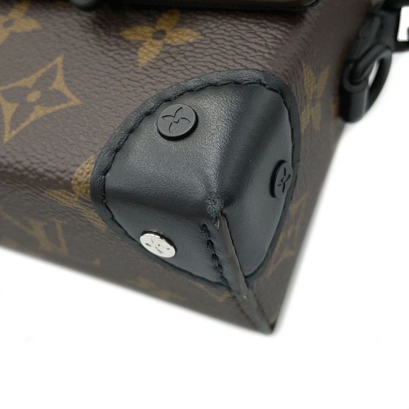 ルイヴィトン 長財布 モノグラム・マカサー スティーマー・ウェアラブル ウォレット M83613 ショルダーバッグ 黒 ブラック